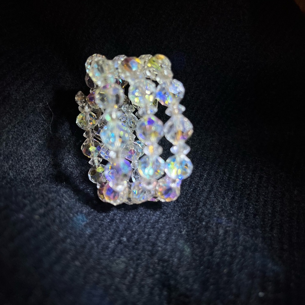 Crystal Beaded Bracelet vintage - Picture 15 of 17